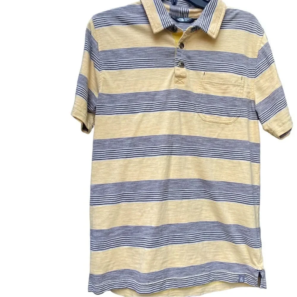 The North Face Men’s Short Sleeve Stripe Polo Shirt Size Medium